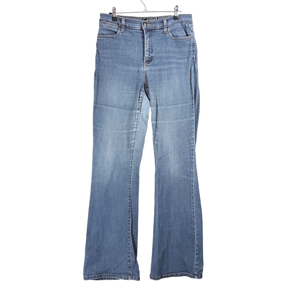 NYDJ Style 700 Premium Denim Bootcut Jeans Womens Size 10‎ Blue Cotton Blend